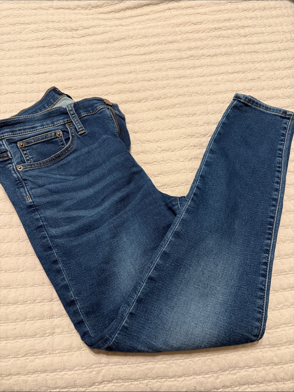 J. Crew Women's Skinny Jeans in Dark Blue Wash